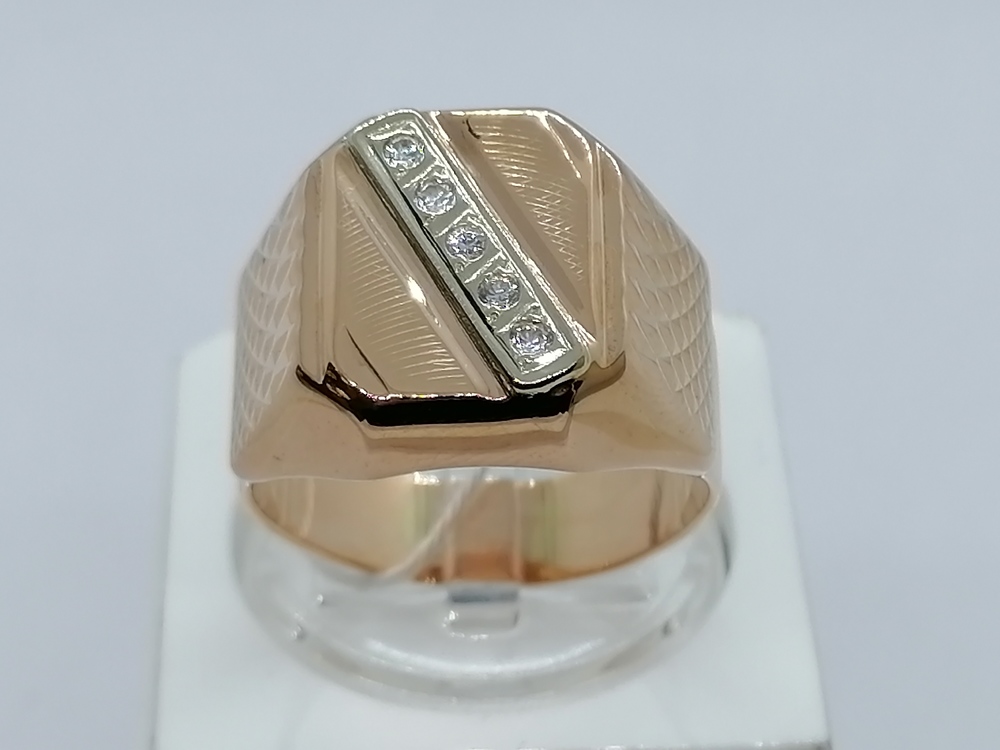 ПЕЧКМИ583 ПЕЧАТКА С КАМНЯМИ (Au 583)