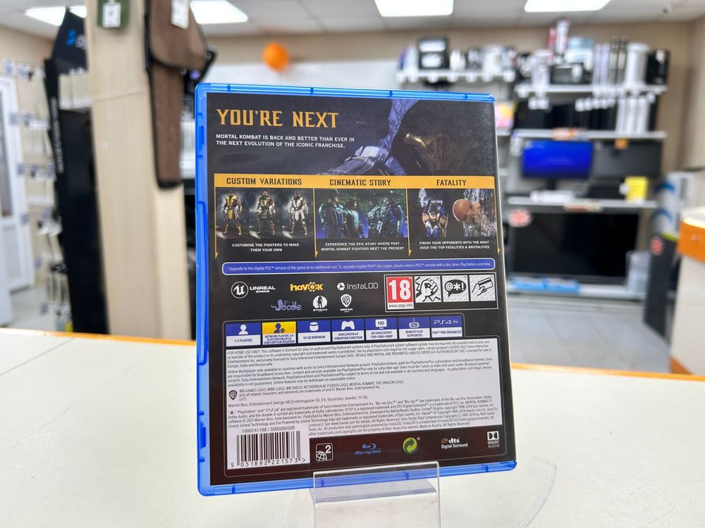 Игра Playstation 4 Mortal Kombat 11