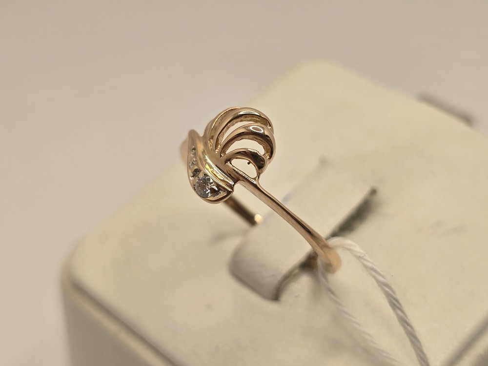 КОЛКМ585 КОЛЬЦО С КАМНЕМ (Au 585)