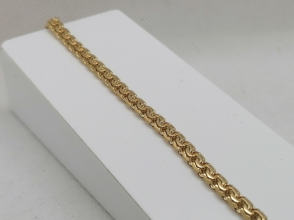 БЛБ585 БРАСЛЕТ ПОЛНОВЕСНЫЙ Бисмарк (Au 585)