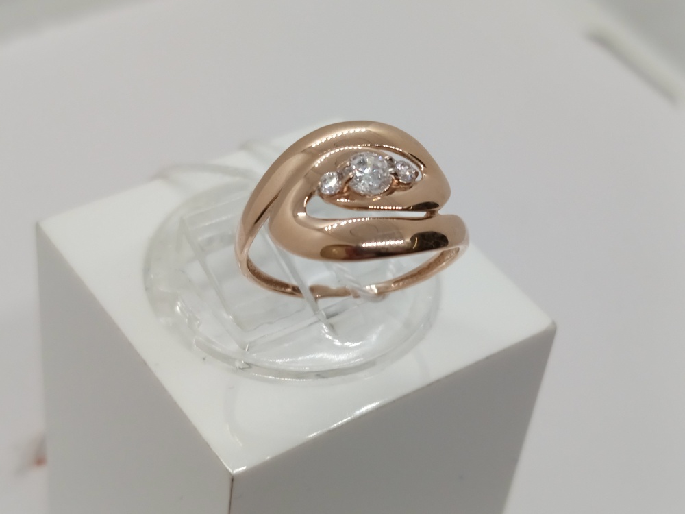 КОЛКМИ585 КОЛЬЦО С КАМНЯМИ (Au 585)