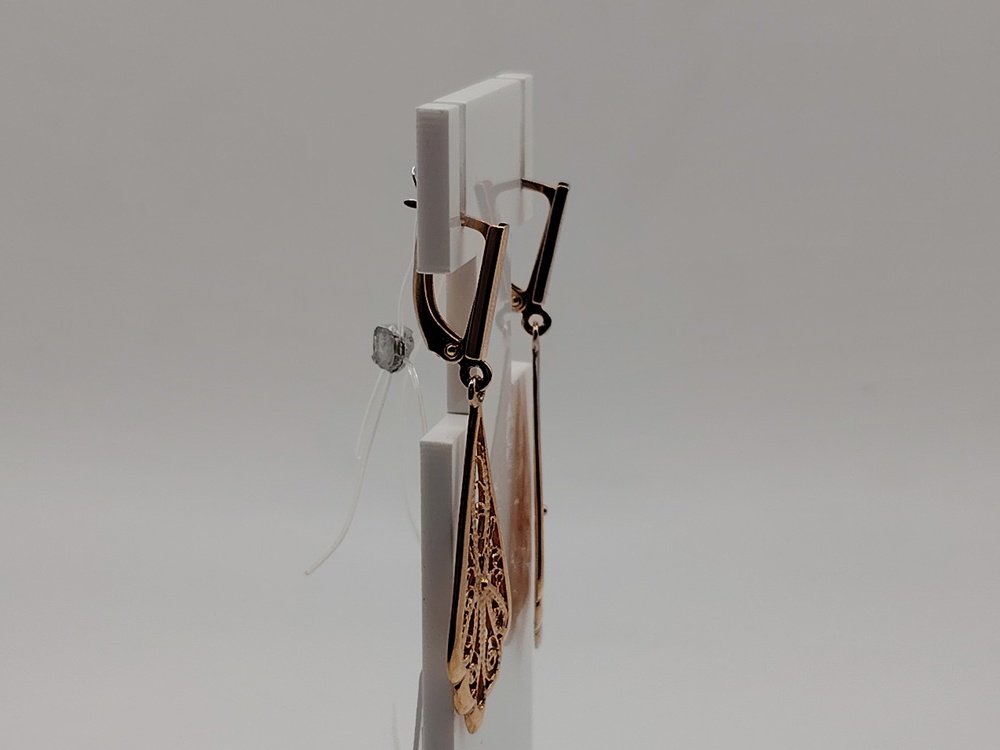 СЕРЬГИ БЕЗ КАМНЯ (Au 585)