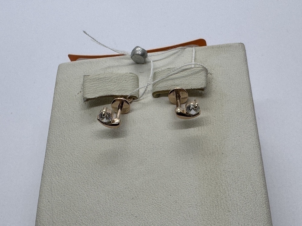 СПУС585 СЕРЬГИ ПУСЕТЫ (Au 585)