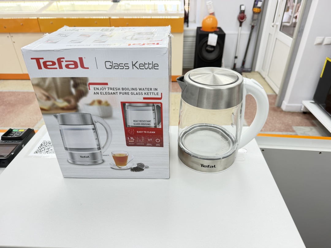 Чайник электрический Tefal Glass Kettle KI772138
