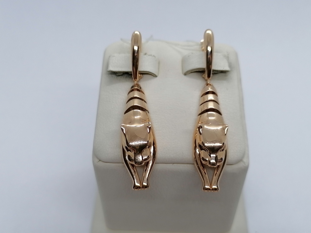 СЕРЬГИ С КАМНЯМИ (Au 585)