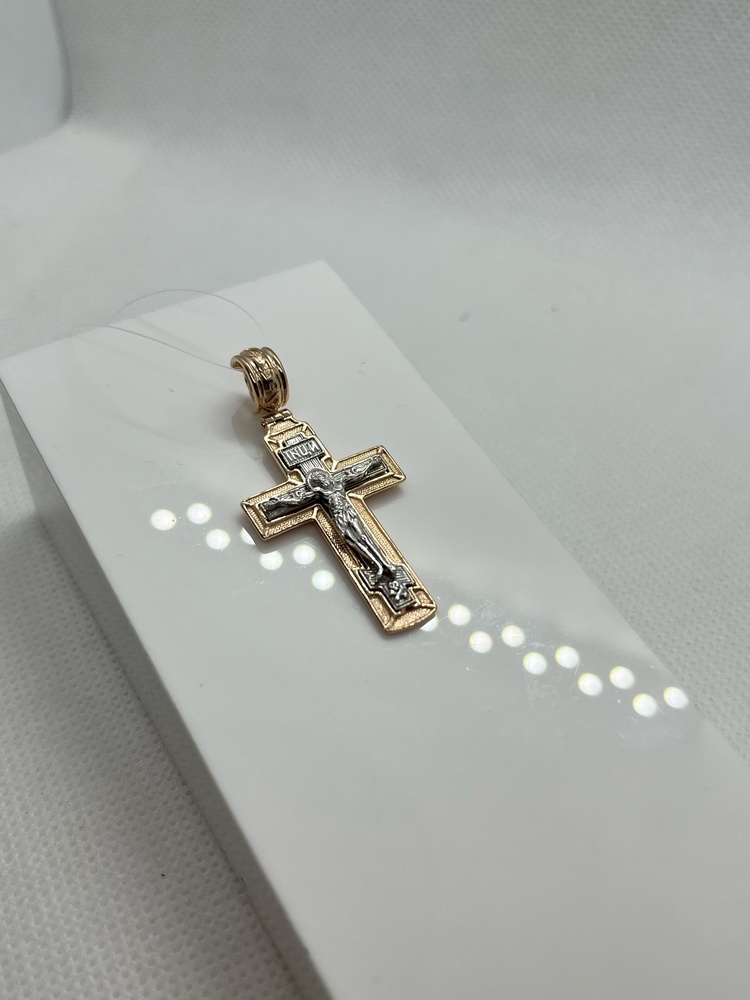 ПОДВЕСКА КРЕСТ без камня (Au 585)