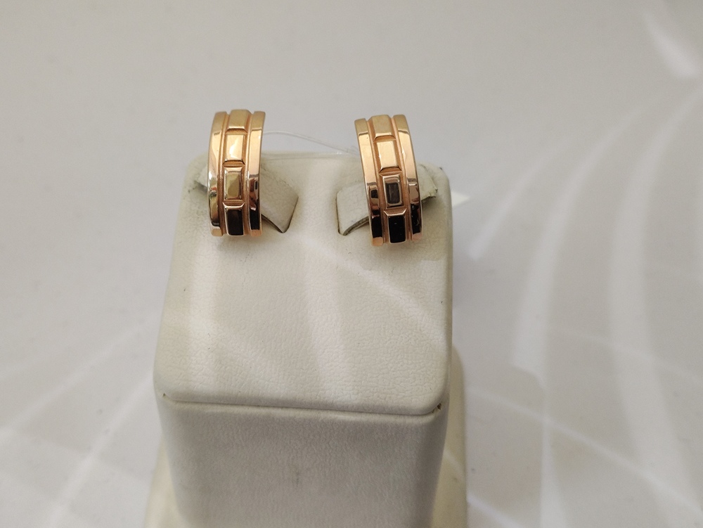 СЕРЬГИ БЕЗ КАМНЯ (Au 585)