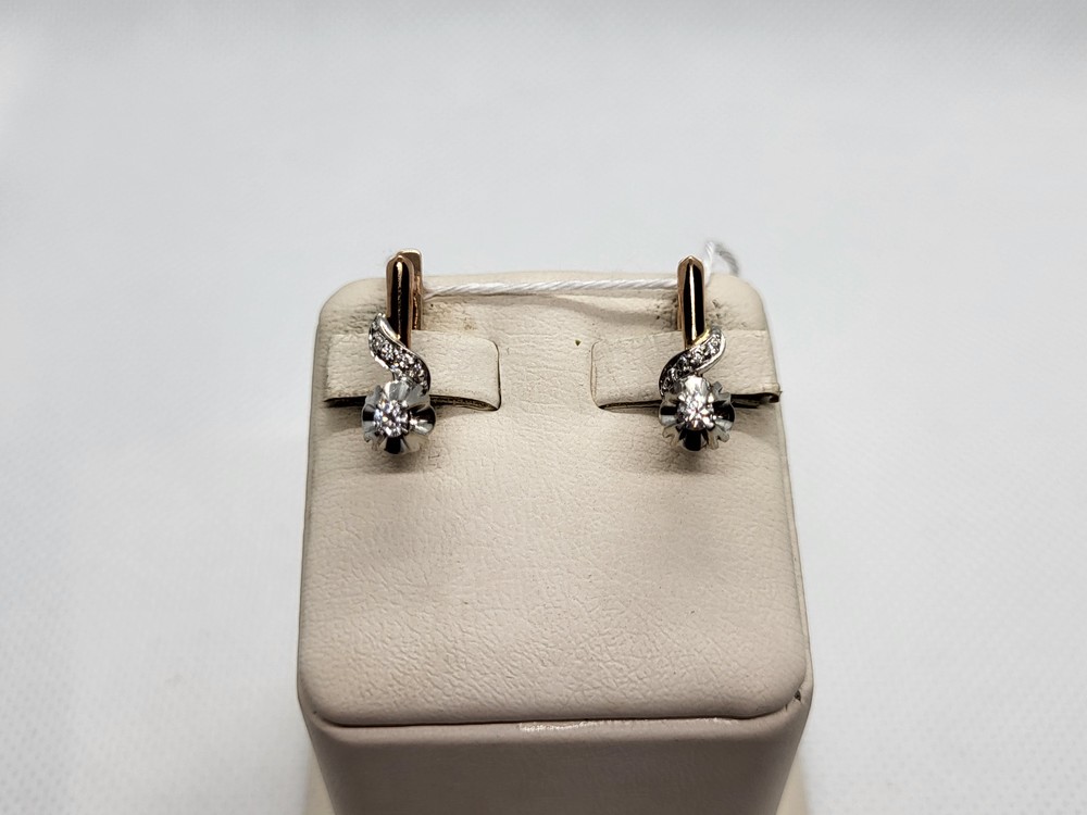 СЕРЬГИ БРИЛЛИАНТ (Au 585)