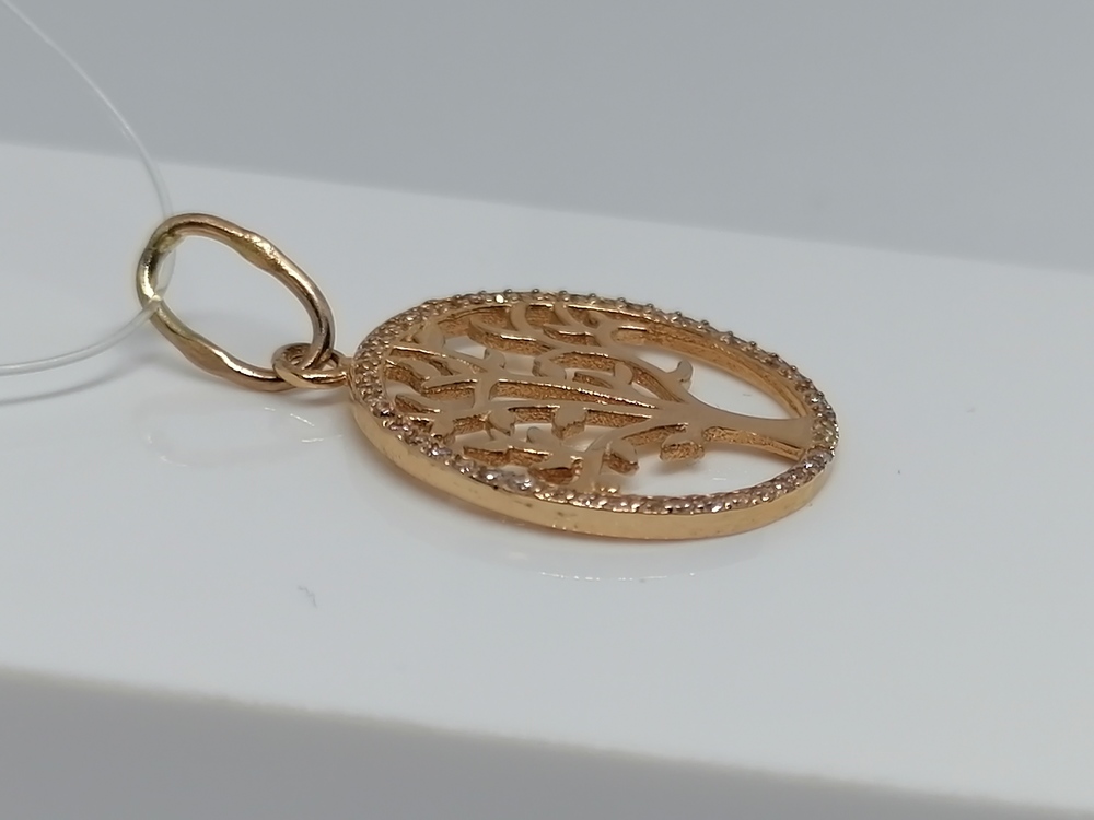 978 ПОДВЕСКА С КАМНЯМИ (Au 585)