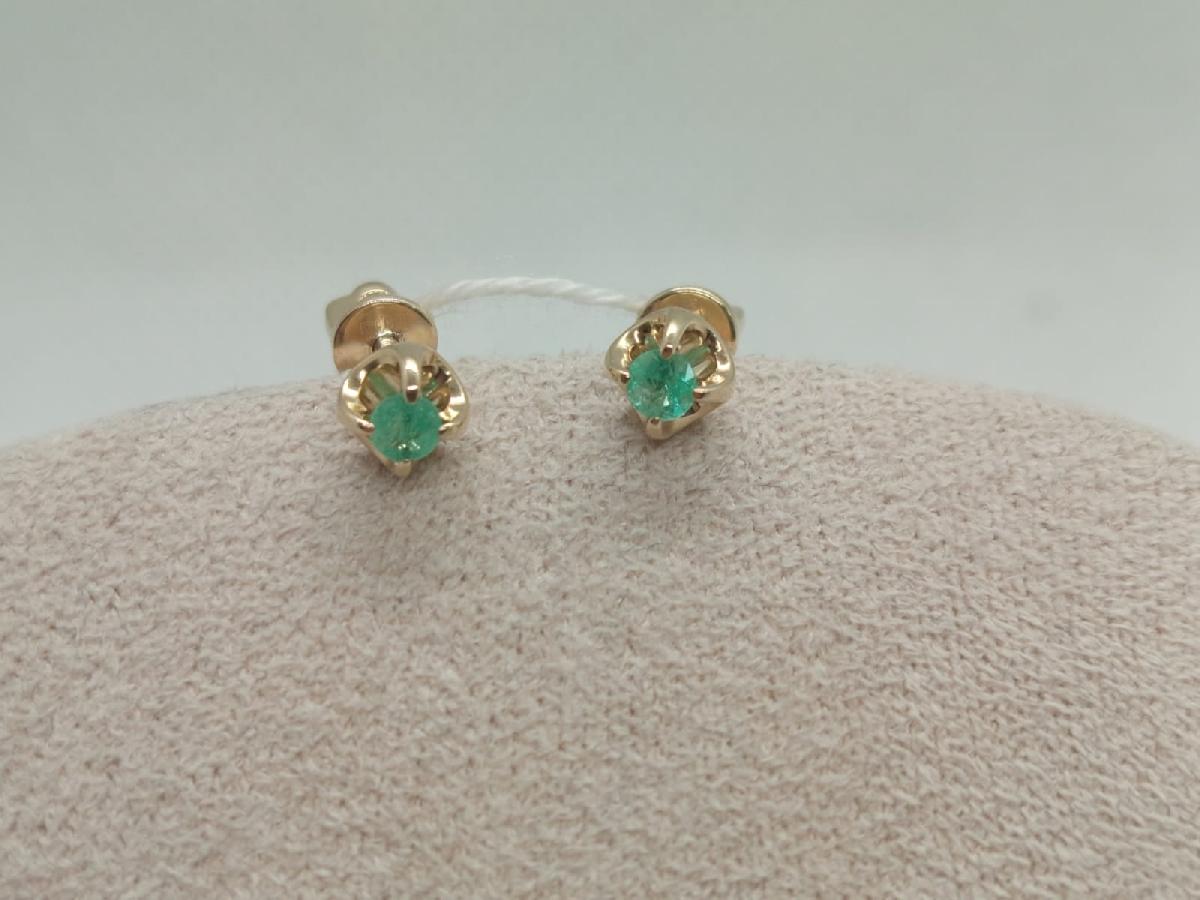 СЕРЬГИ ПУСЕТЫ (Au 585)