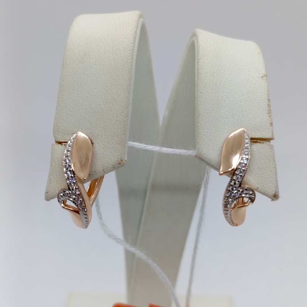 СЕРЬГИ С КАМНЯМИ (Au 585)