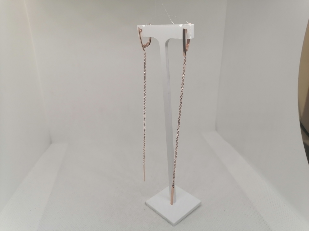 СЕРЬГИ БЕЗ КАМНЯ (Au 585)