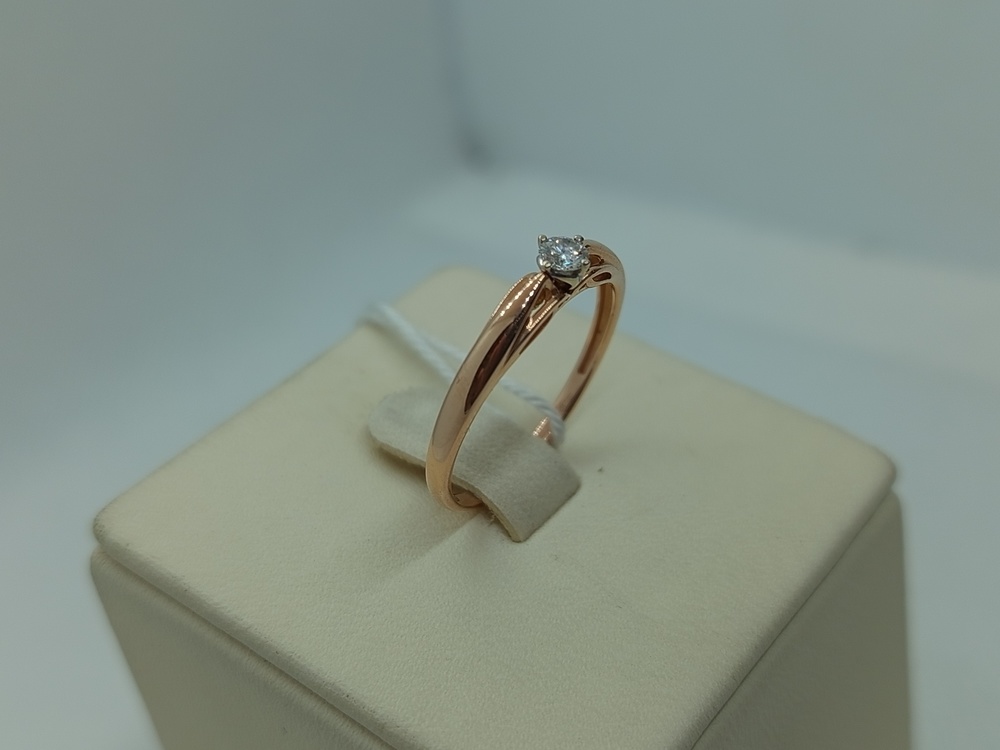 КОЛЬЦО БРИЛЛИАНТ Au 585