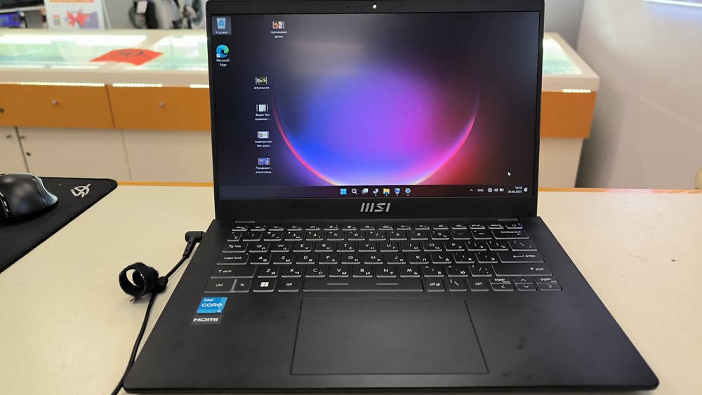 Ноутбук MSI Modern 15; Core i3-1215U, Intel UHD Graphics, 8 Гб, 256 Гб, Нет