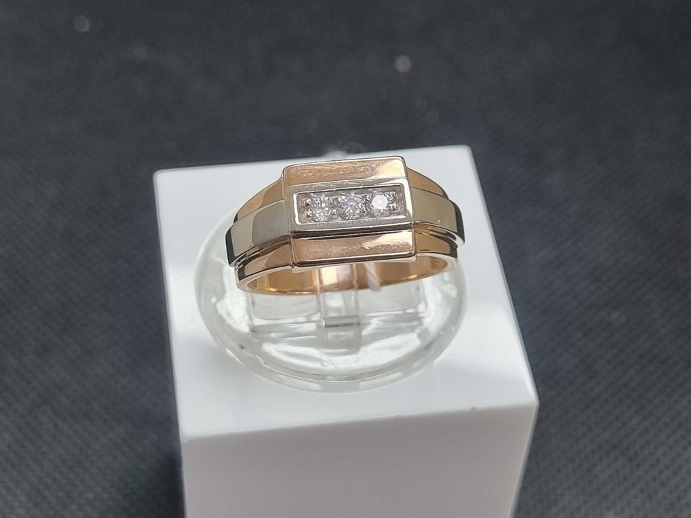 КОЛКМ585 КОЛЬЦО С КАМНЕМ (Au 585)