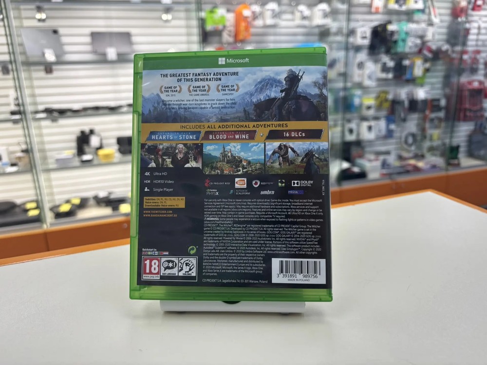 Игра XBOX Witcher Wild Hunt