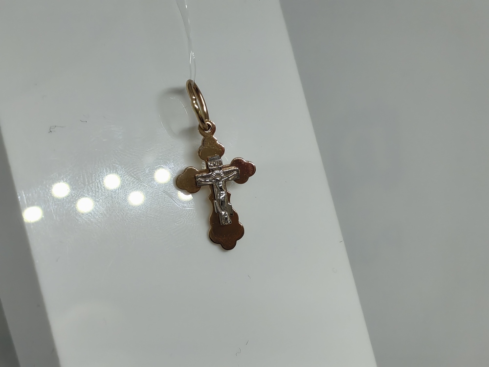 ПОДВЕСКА КРЕСТ (Au 585)