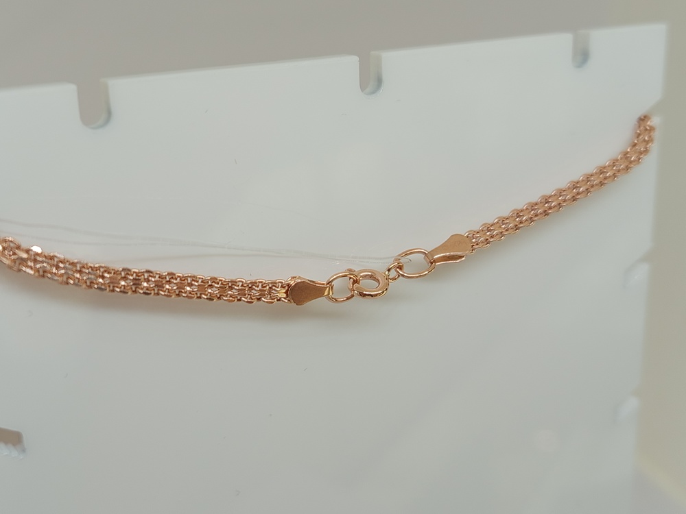 8050202П-50 ЦЕПЬ ПУСТОТЕЛАЯ Бисмарк машинный (Au 585)