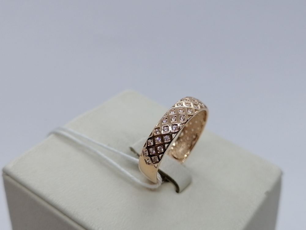 КОЛКМИ585 КОЛЬЦО С КАМНЯМИ (Au 585)