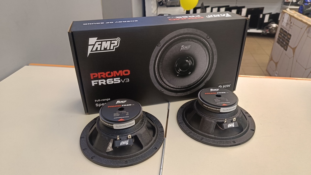 Автоакустика передняя AMP PROMO FR65 v3