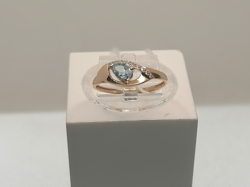 КОЛКМИ585 КОЛЬЦО С КАМНЯМИ (Au 585)