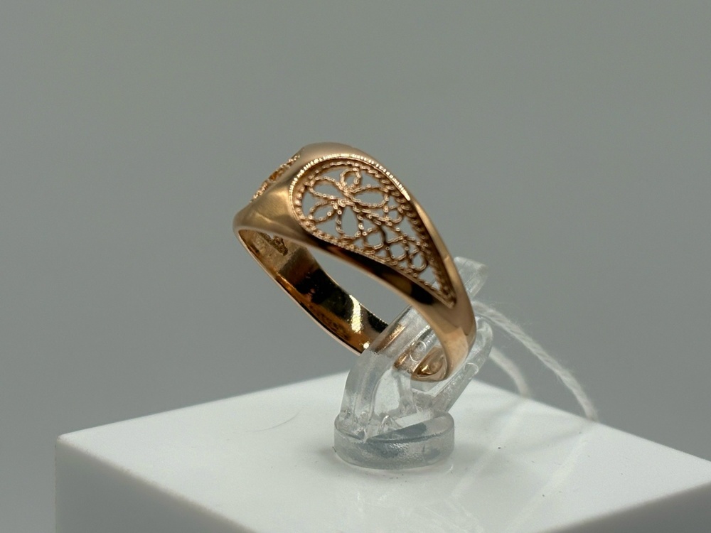 КОЛБКМ583 КОЛЬЦО БЕЗ КАМНЯ (Au 583)