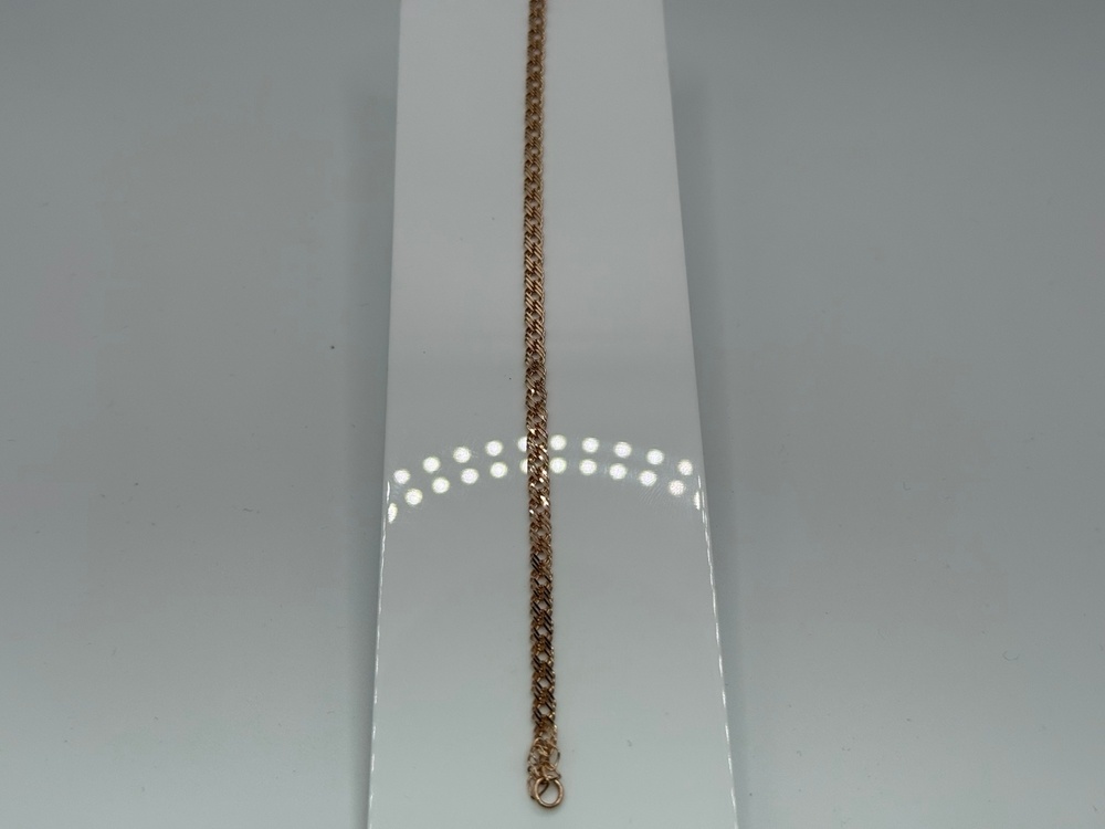 БРАСЛЕТ ПОЛНОВЕСНЫЙ Ромб тройной (Au 585)