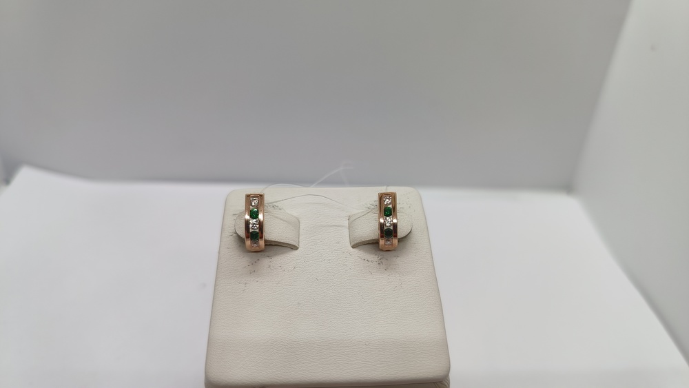 СЕРЬГИ С КАМНЯМИ (Au 585)