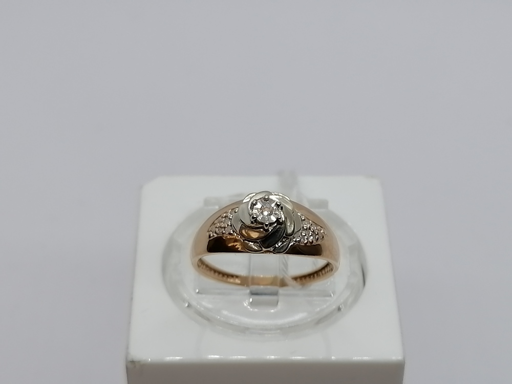 КОЛЬЦО БРИЛЛИАНТ Au 585