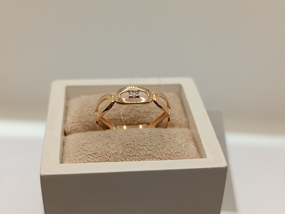 КОЛЬЦО С КАМНЕМ (Au 585)