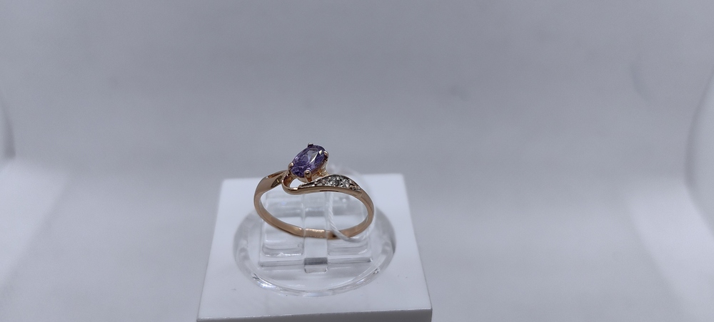 КОЛКМИ585 КОЛЬЦО С КАМНЯМИ (Au 585)