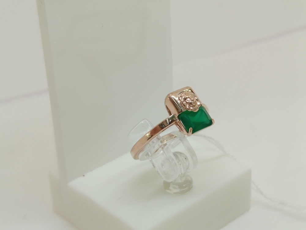 КОЛЬЦО С КАМНЕМ (Au 585)