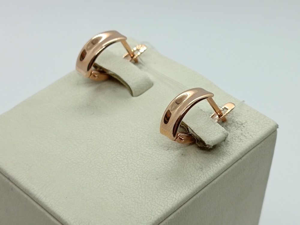 51-120-01036-1 СЕРЬГИ БЕЗ КАМНЯ (Au 585)