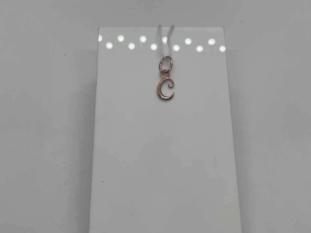 ПОДВЕСКА БУКВА С Au 585