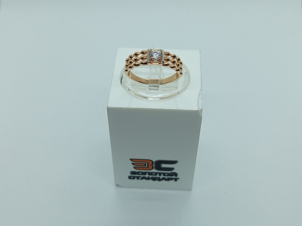 КОЛЬЦО С КАМНЕМ (Au 585)