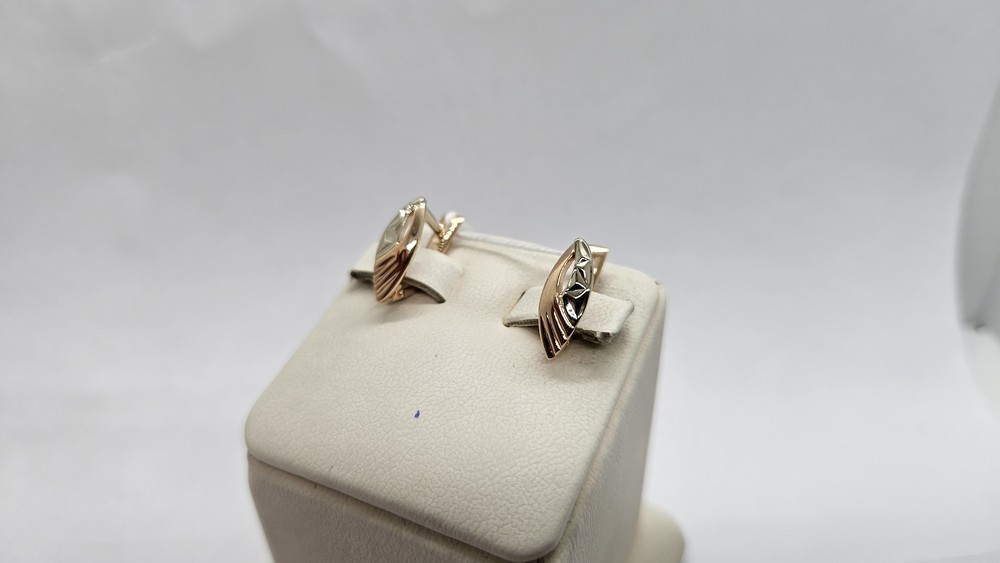 СЕРЬГИ БЕЗ КАМНЯ (Au 585)