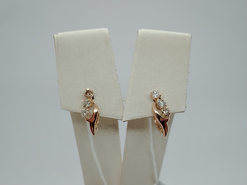 СЕРЬГИ БРИЛЛИАНТ (Au 585)