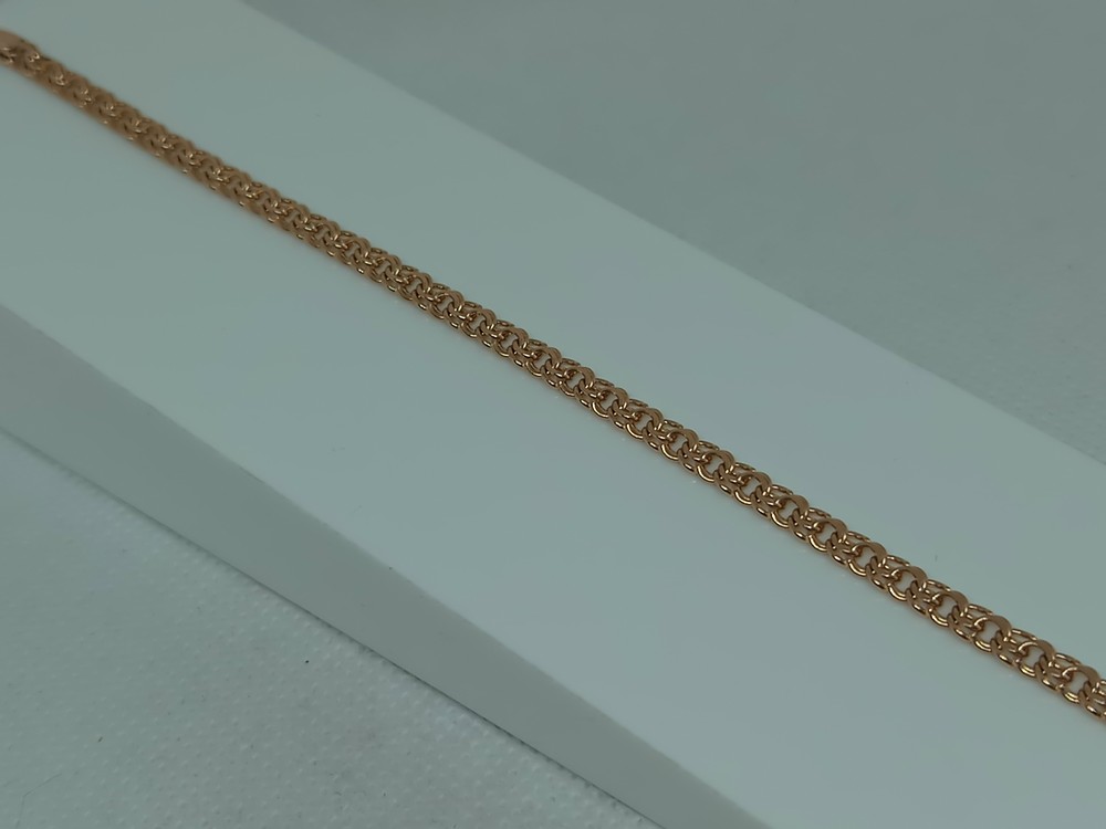 БЛБ585 БРАСЛЕТ ПОЛНОВЕСНЫЙ Бисмарк (Au 585)