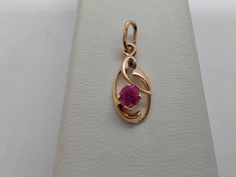 ПОДВЕСКА С КАМНЕМ (Au 583)