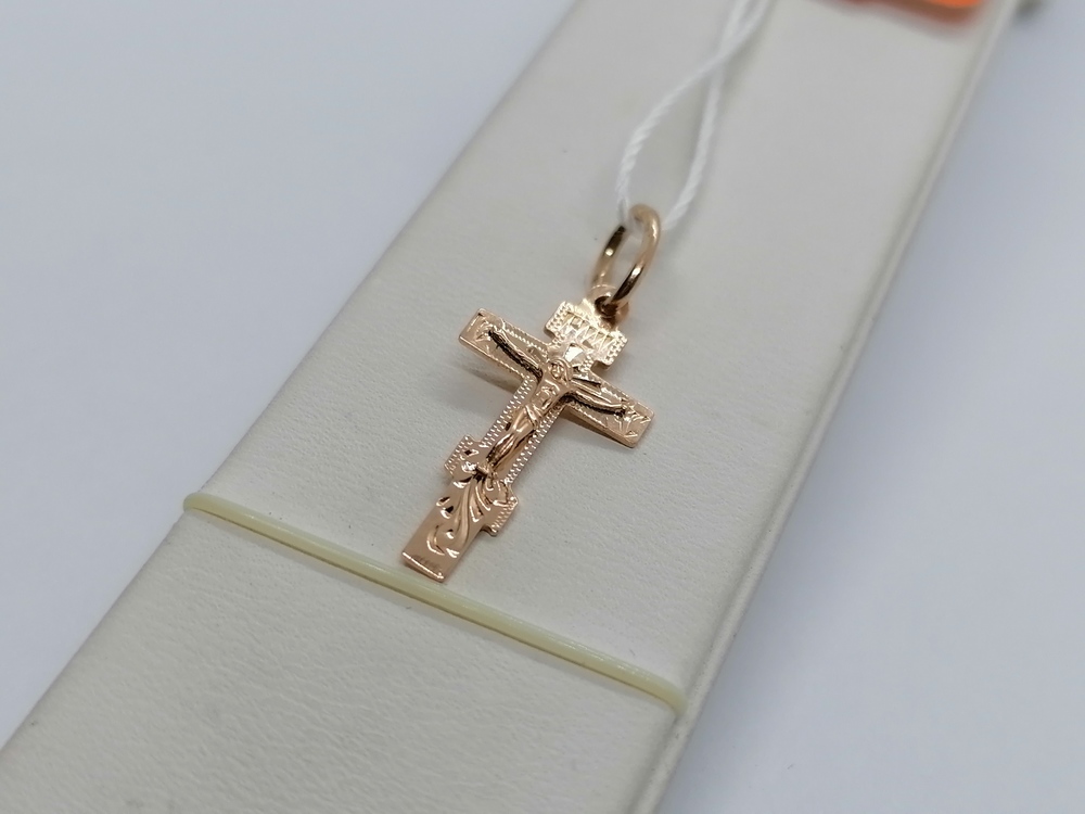 ПОДКБК585 ПОДВЕСКА КРЕСТ БЕЗ КАМНЯ (Au 585) ПОДКБК585 ПОДВЕСКА КРЕСТ БЕЗ КАМНЯ (Au 585)