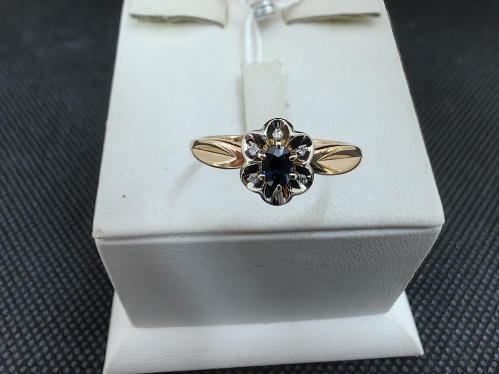 КОЛЬЦО БРИЛЛИАНТ Au 585