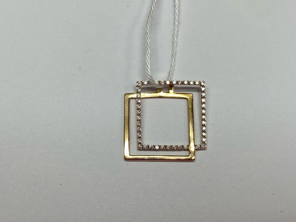 ПОДКМИ585 ПОДВЕСКА С КАМНЯМИ (Au 585)