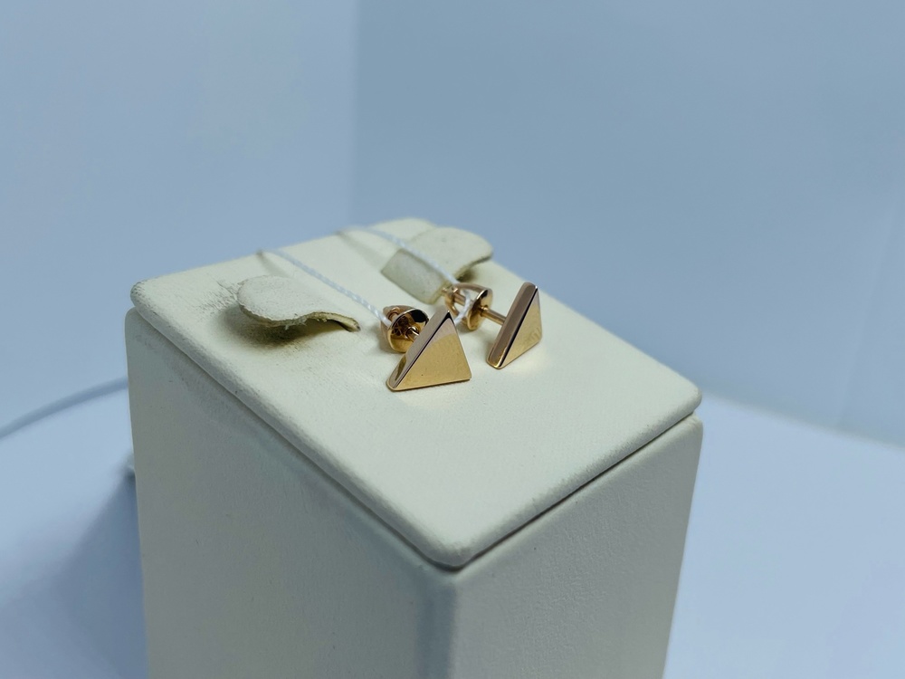 СЕРЬГИ ПУСЕТЫ без камня (Au 585)