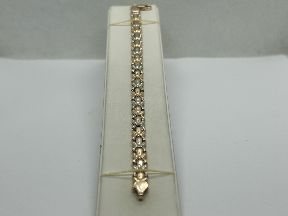 БРАСЛЕТ ПУСТОТЕЛЫЙ Штамповка Au 585