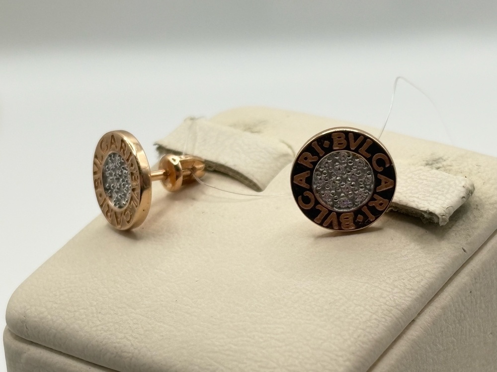 СЕРЬГИ ПУСЕТЫ с камнями (Au 585)