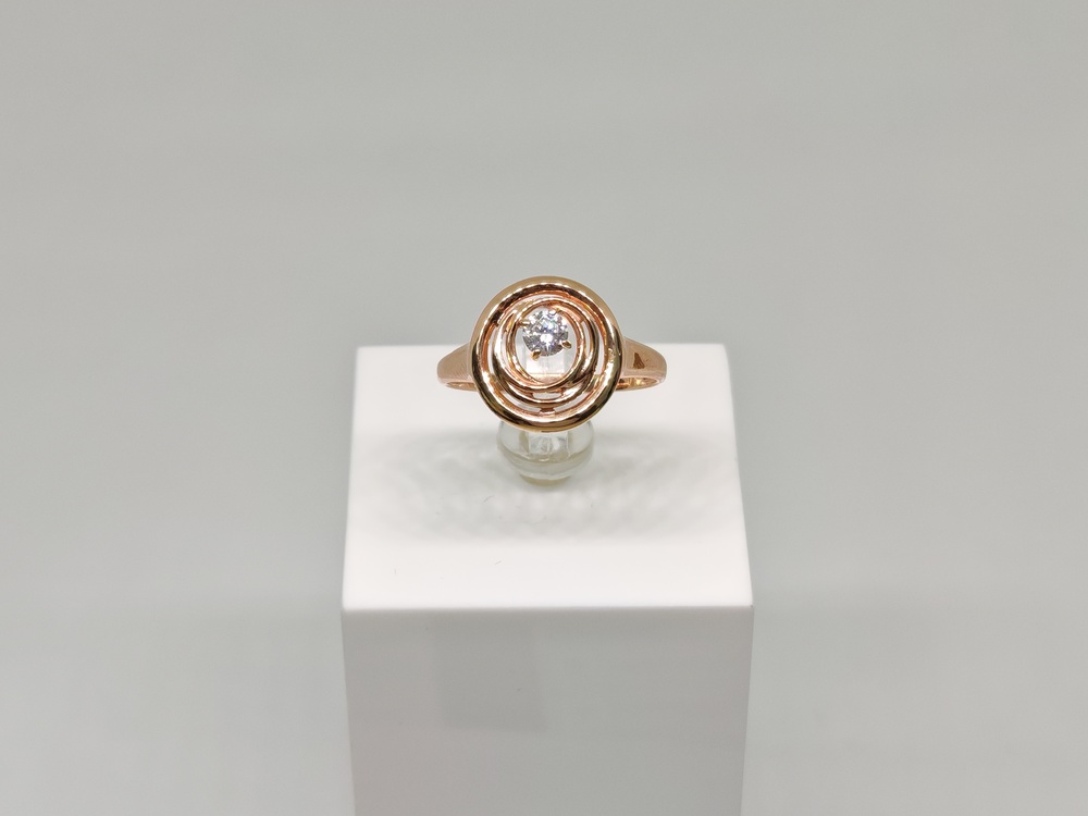 КОЛКМ585 КОЛЬЦО С КАМНЕМ (Au 585)