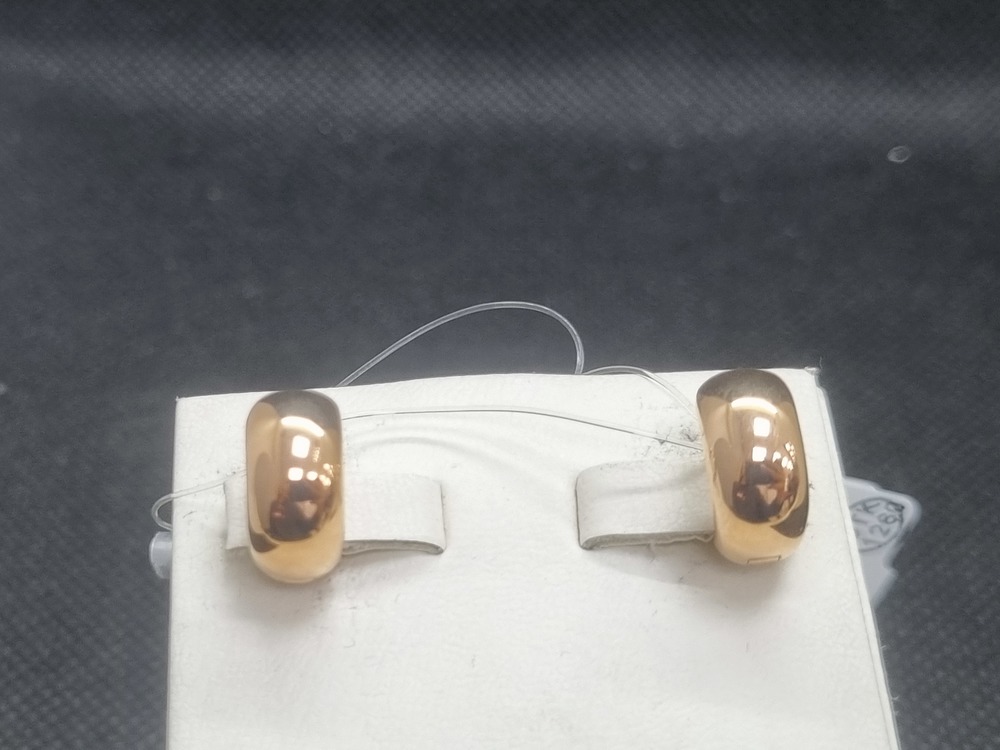 СЕРЬГИ БЕЗ КАМНЯ (Au 585)