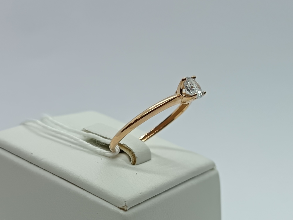 КОЛЬЦО С КАМНЕМ (Au 585)