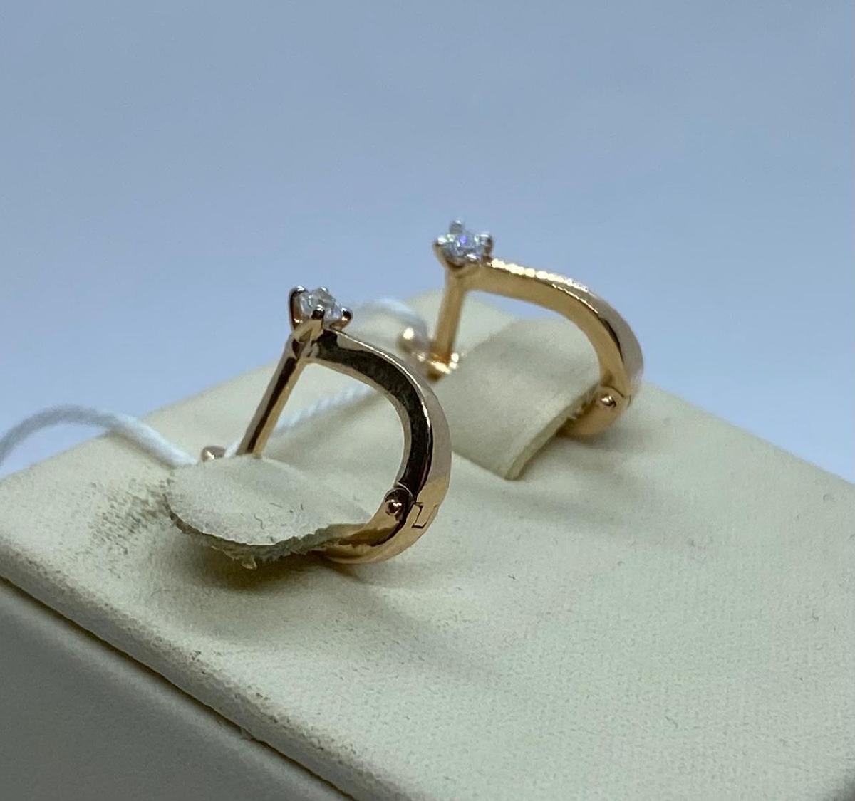 СЕРЬГИ БРИЛЛИАНТ (Au 585)