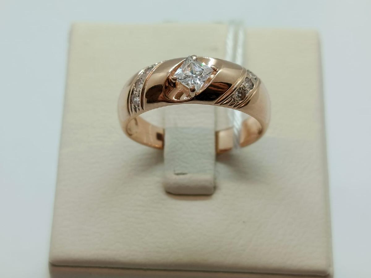 КОЛКМИ585 КОЛЬЦО С КАМНЯМИ (Au 585)